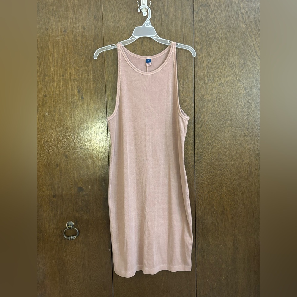 Tan Sleeveless Dress